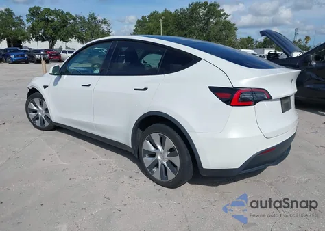 2021 Tesla Model Y Long Range Dual Motor All-Wheel Drive z USA, uszkodzony, nr VIN 5YJYGDEE0MF082605